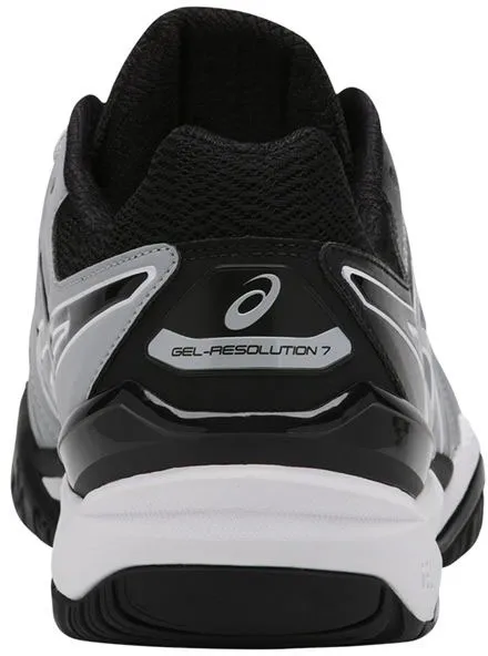 Asics Gel-Resolution 7 - mid grey/black/white