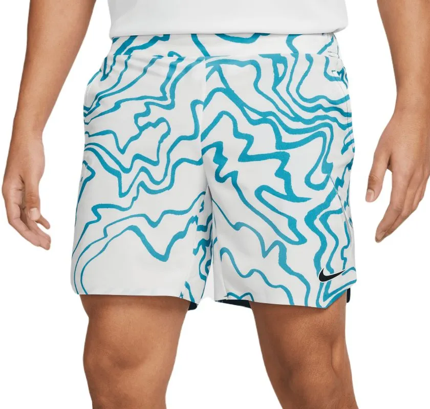 Nike Court Dri-Fit Slam Short - green abyss/black