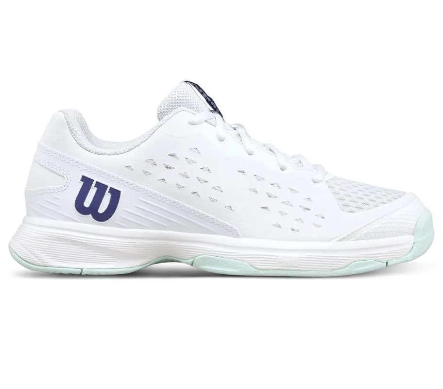 Wilson Rush Pro Jr - white/bay/skip blue