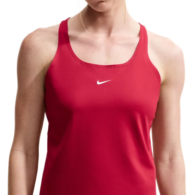 Nike Dri-Fit Pro Tank - tough red/white