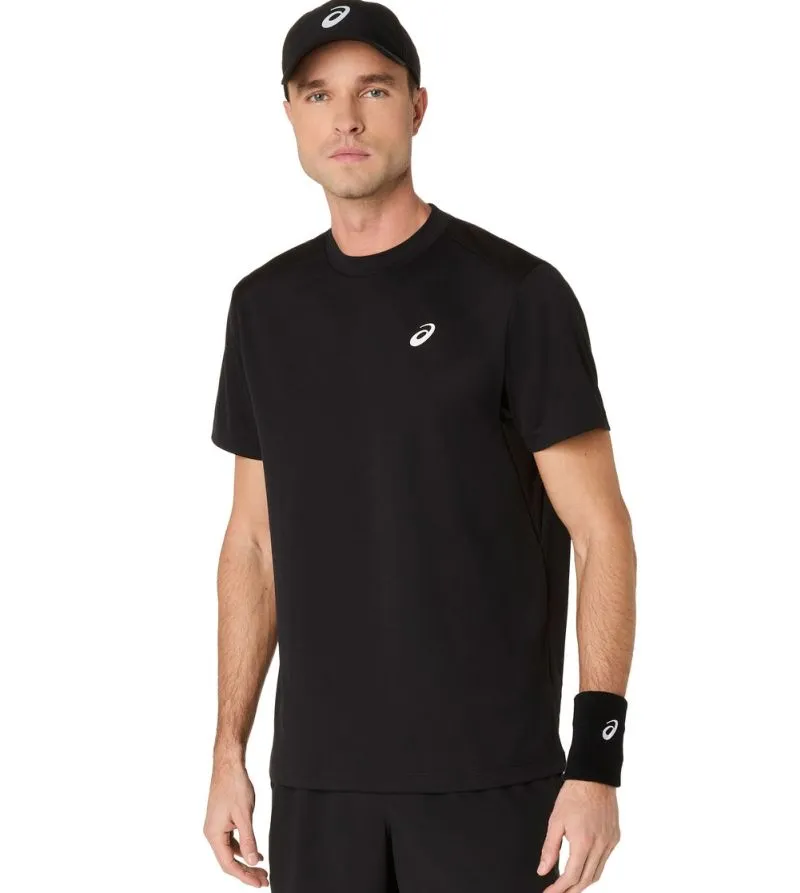 Asics Court Short Sleeve - performance black Asics Court Short Sleeve - performance black