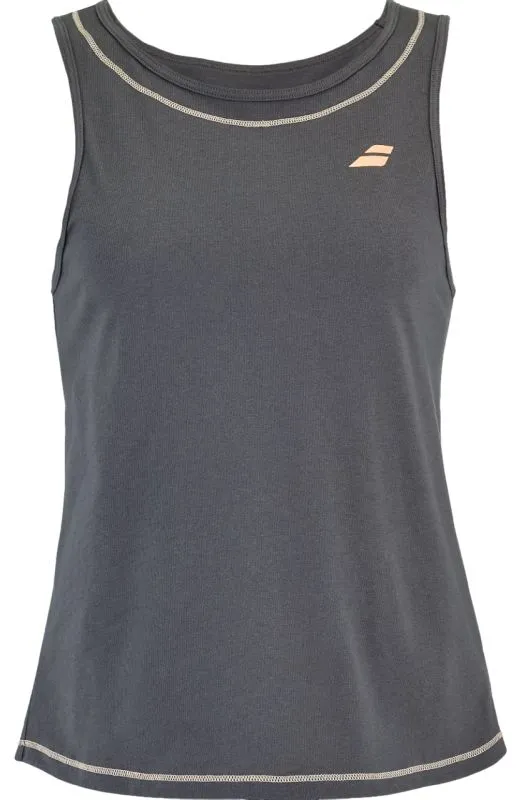Women's top Babolat Exercise Cotton Tank Women - Gray
