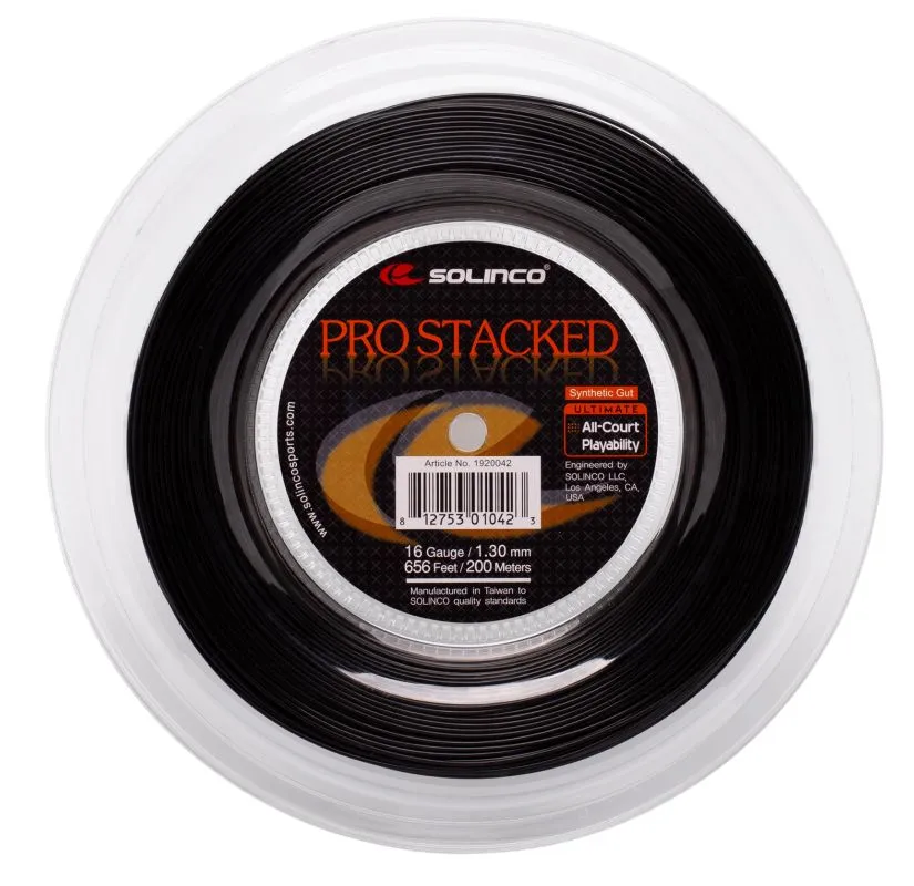 Solinco Pro Stacked (200 m) - black