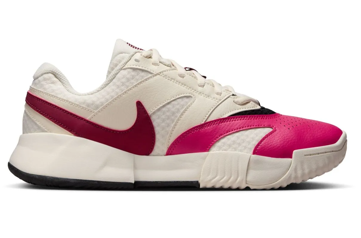 Nike Court Lite 4 Clay - pale ivory/rush pink/sail/team red Nike Court Lite 4 Clay - pale ivory/rush pink/sail/team red