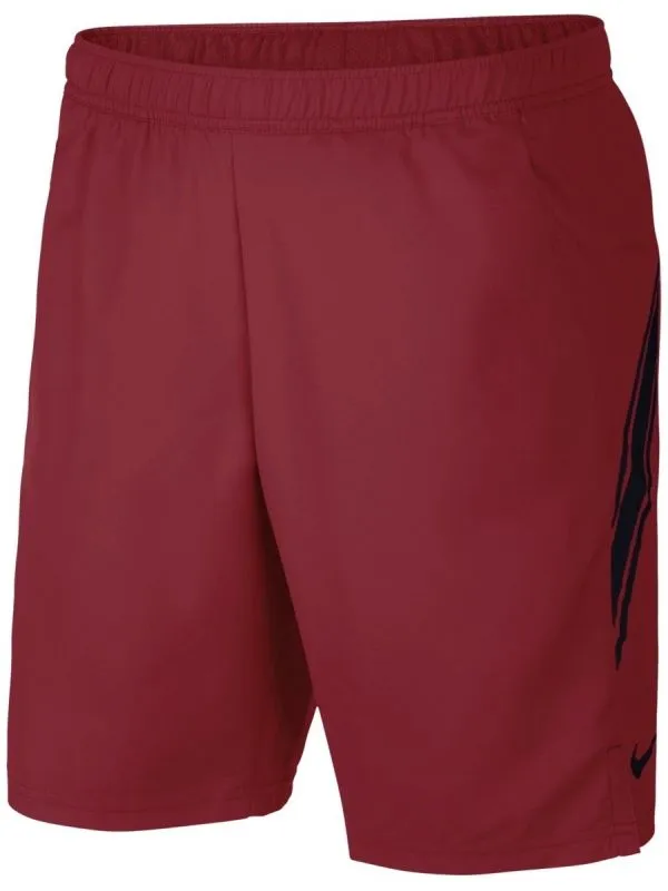 Nike Court Dry 9in Short - team crimson/black/black