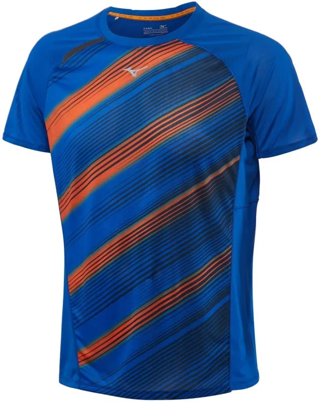 Mizuno Premium Aero Tee - nautical/blue/clown fish