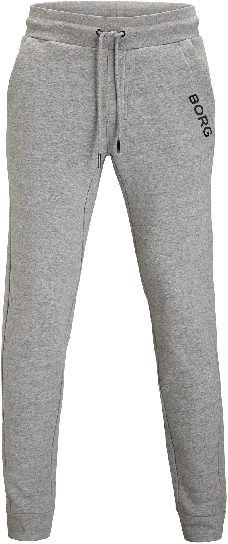 Björn Borg Pants M BB Logo - light grey melange