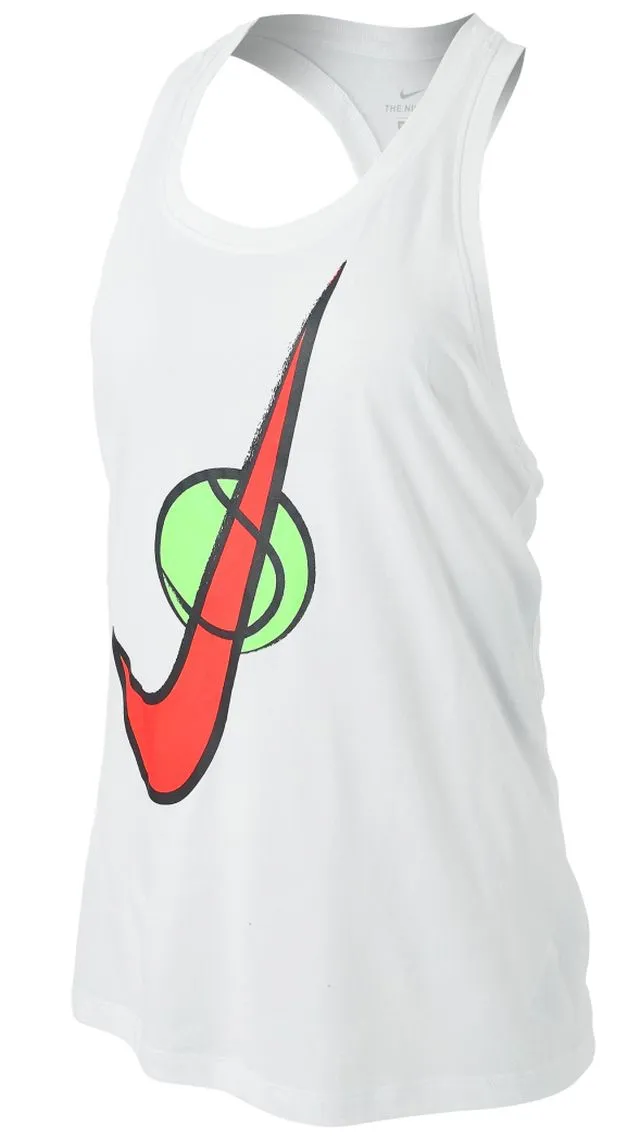Nike Court Swoosh Tennis Tank W - white