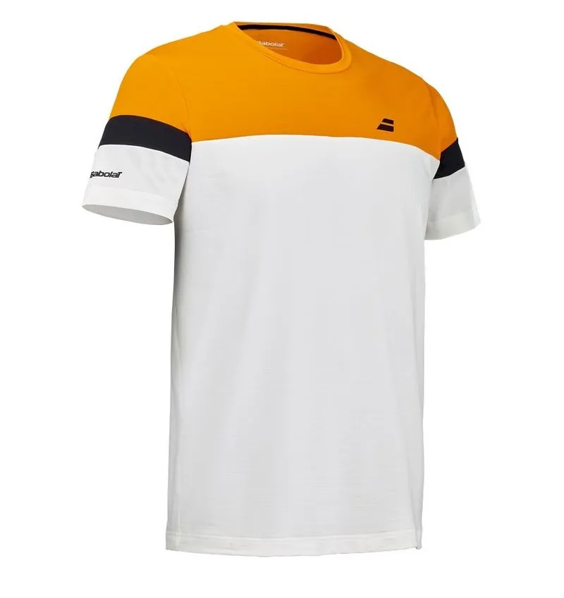 Babolat Padel Crew Neck - orange/cream