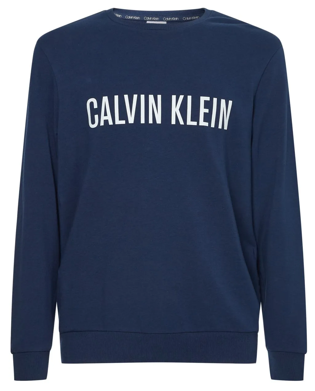 Calvin Klein L/S Sweatshirt - blue shadow w/white