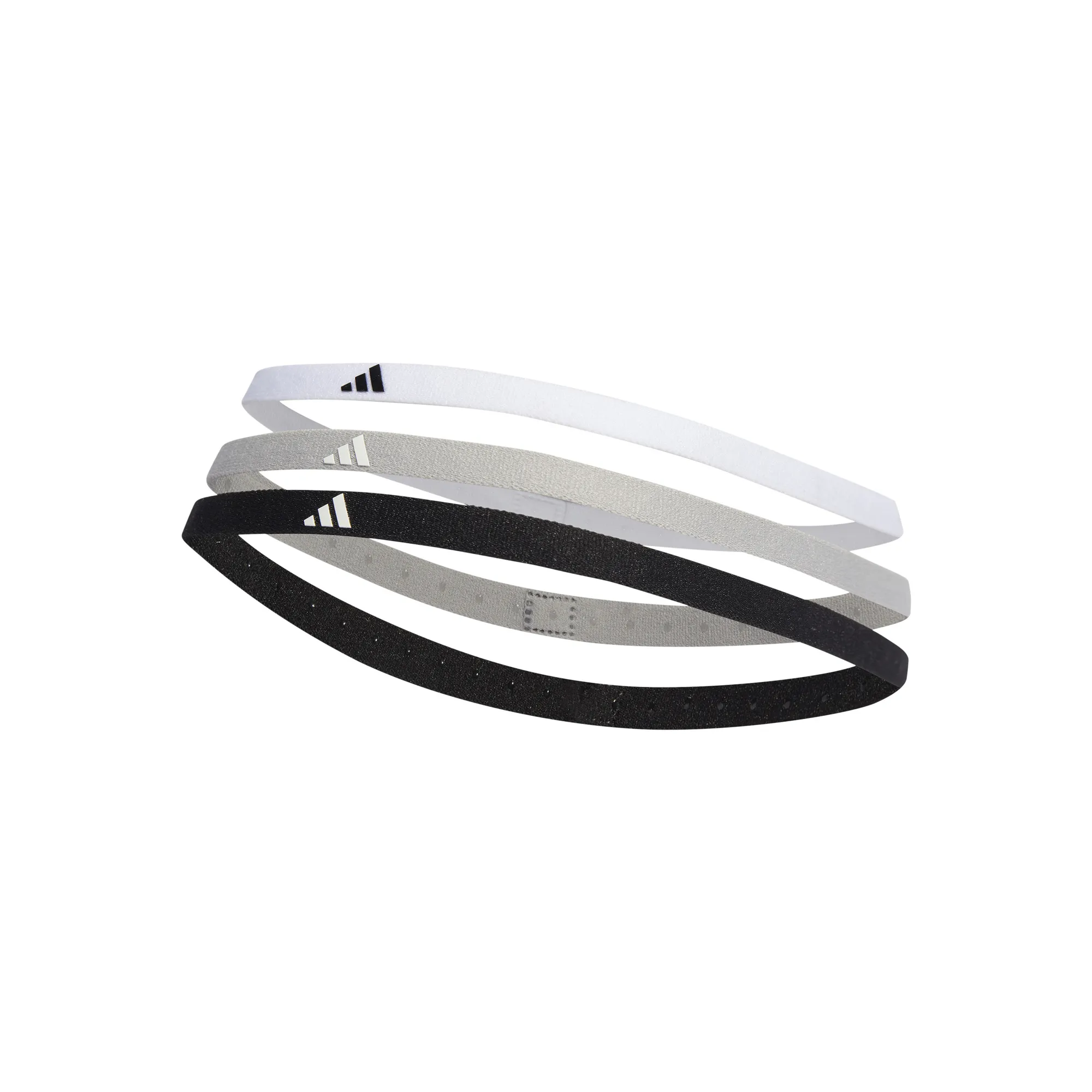 Adidas Hairband 3PP - black/grey two/white