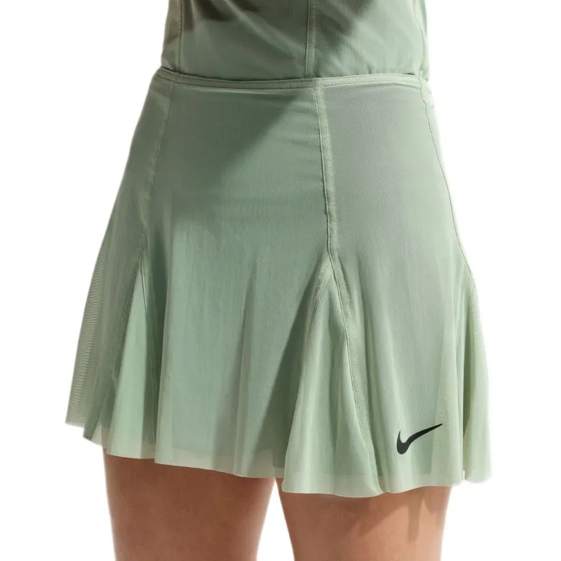 Nike Court Paris Slam High Waisted Tennis - steam/black spruce/black