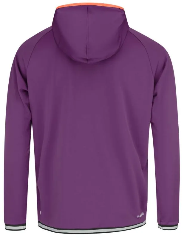 Head Topspin Hoodie - flamingo/print vision