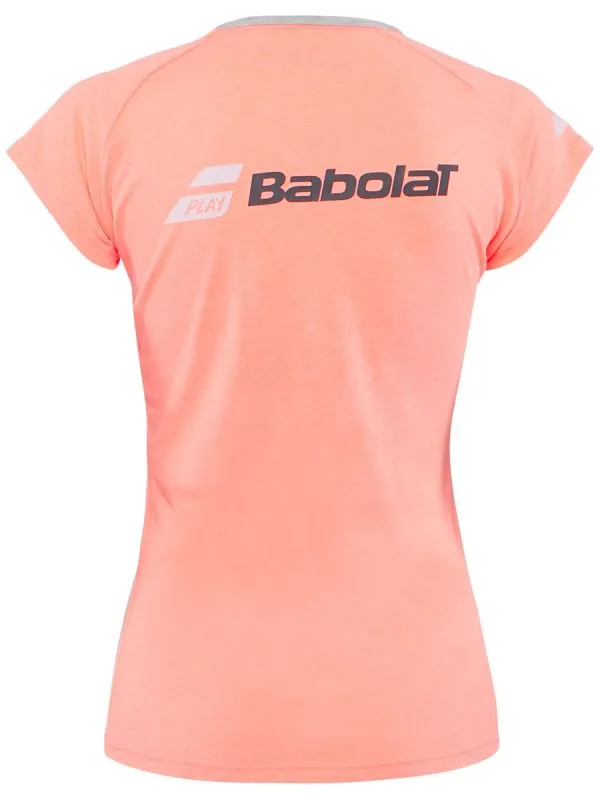 Babolat Core Babolat Tee Women - fluo strike/heather
