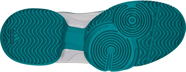 Adidas Barricade Club xJ - hi-res aqua/ftw white/metallic silver