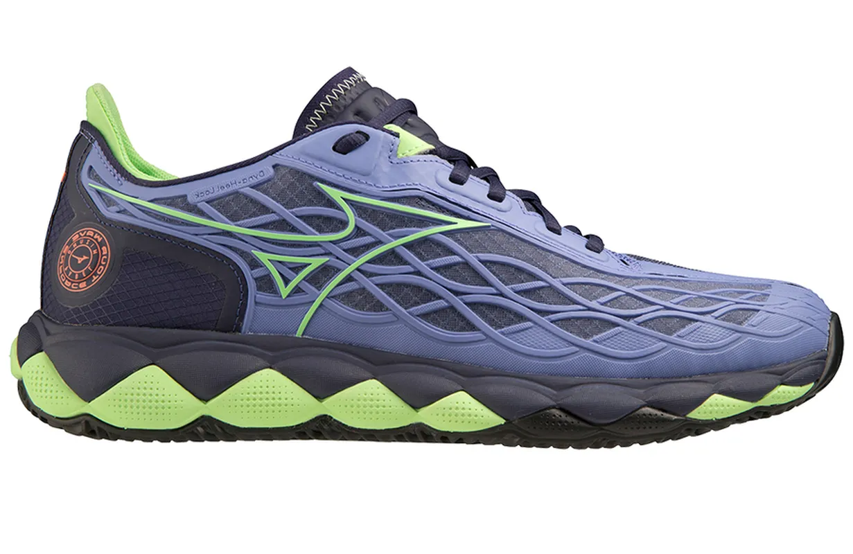 Mizuno Wave Enforce Tour Padel - lolite/techngreen/navy blue