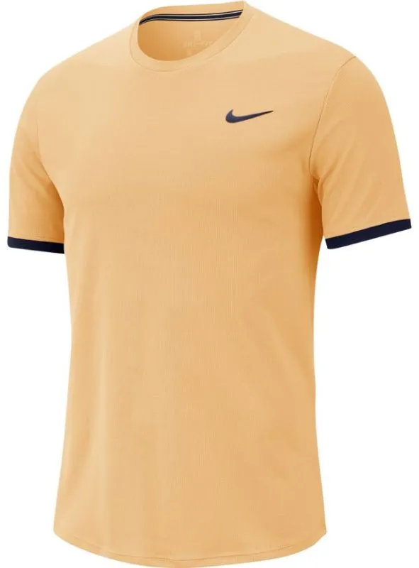 Nike Court Top SS - celestial gold/gridiron/gridiron
