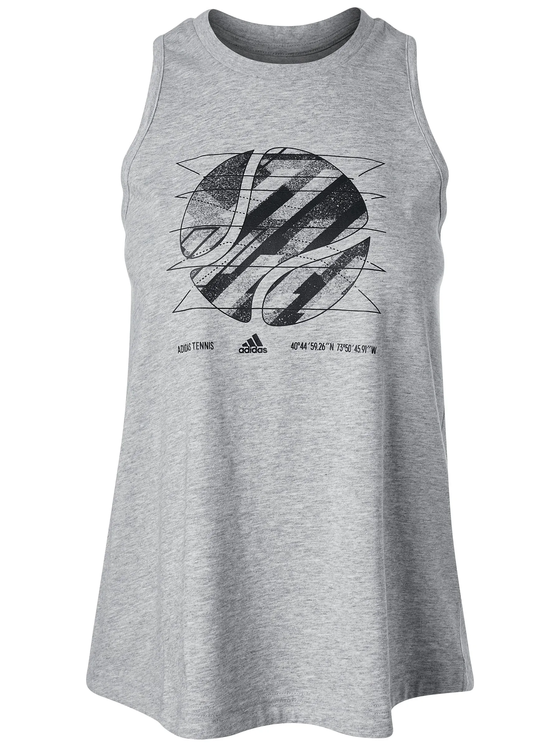 Adidas US Open Tank Top - grey heather