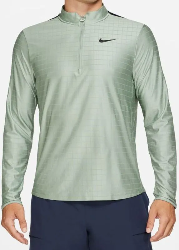 Nike Court Breathe Advantage Top - jade smoke/obsidian/black