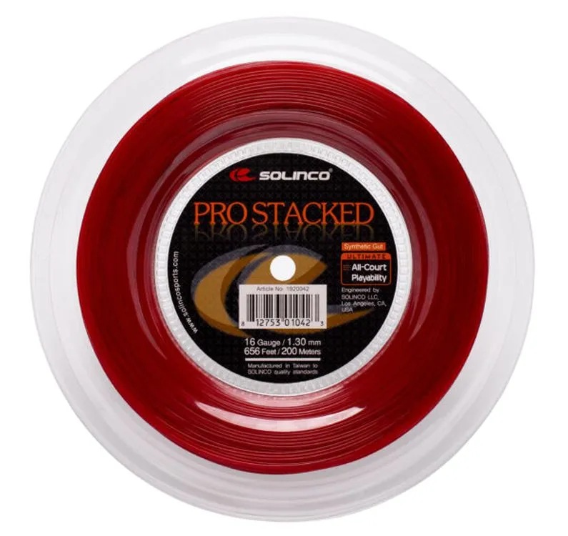 Solinco Pro Stacked (200 m) - red