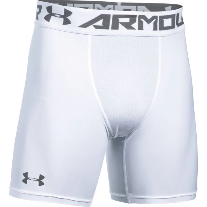 Under Armour HeatGear Armour 2.0 Comp Short - white/graphite Under Armour HeatGear Armour 2.0 Comp Short - white/graphite