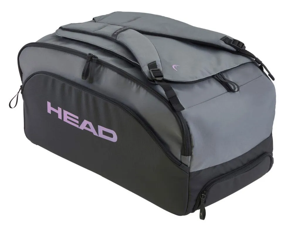 Head Pro X Padel Duffle L - black/dark grey Head Pro X Padel Duffle L - black/dark grey