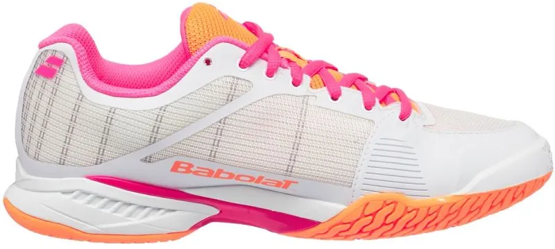 Babolat Jet Team All Court Woman - white/orange/pink