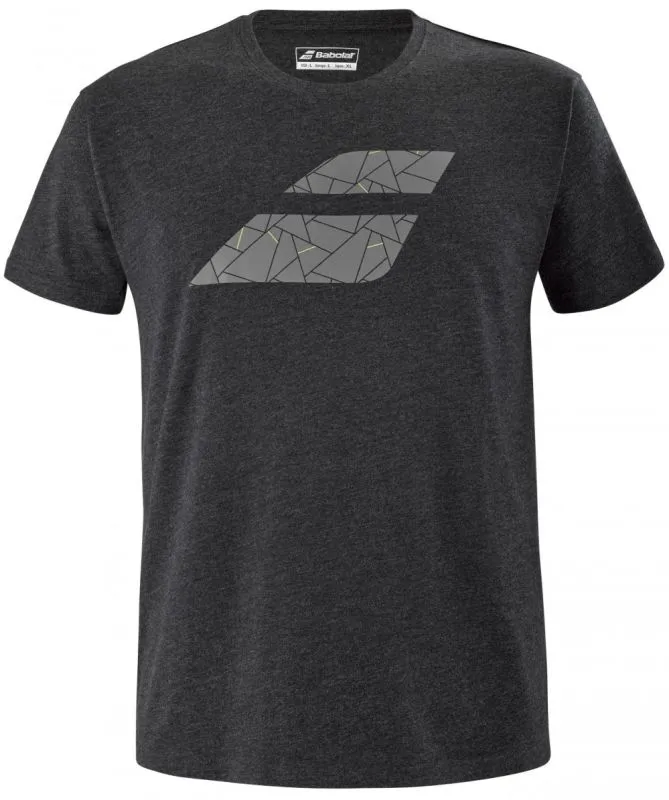 Babolat Exercise Big Flag Tee Men - black heather