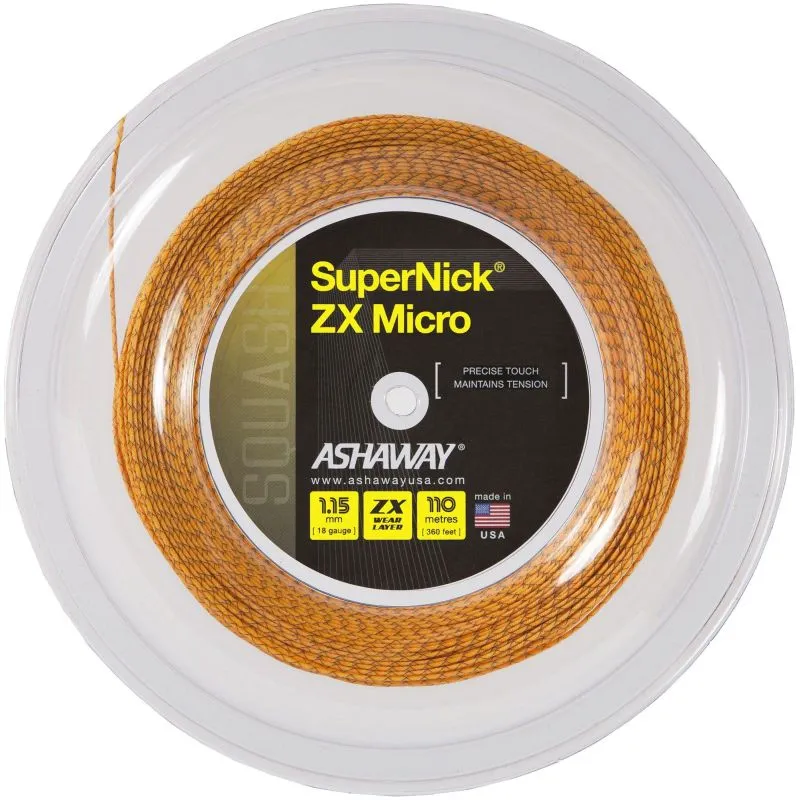 Ashaway SuperNick ZX Micro (110 m) - orange