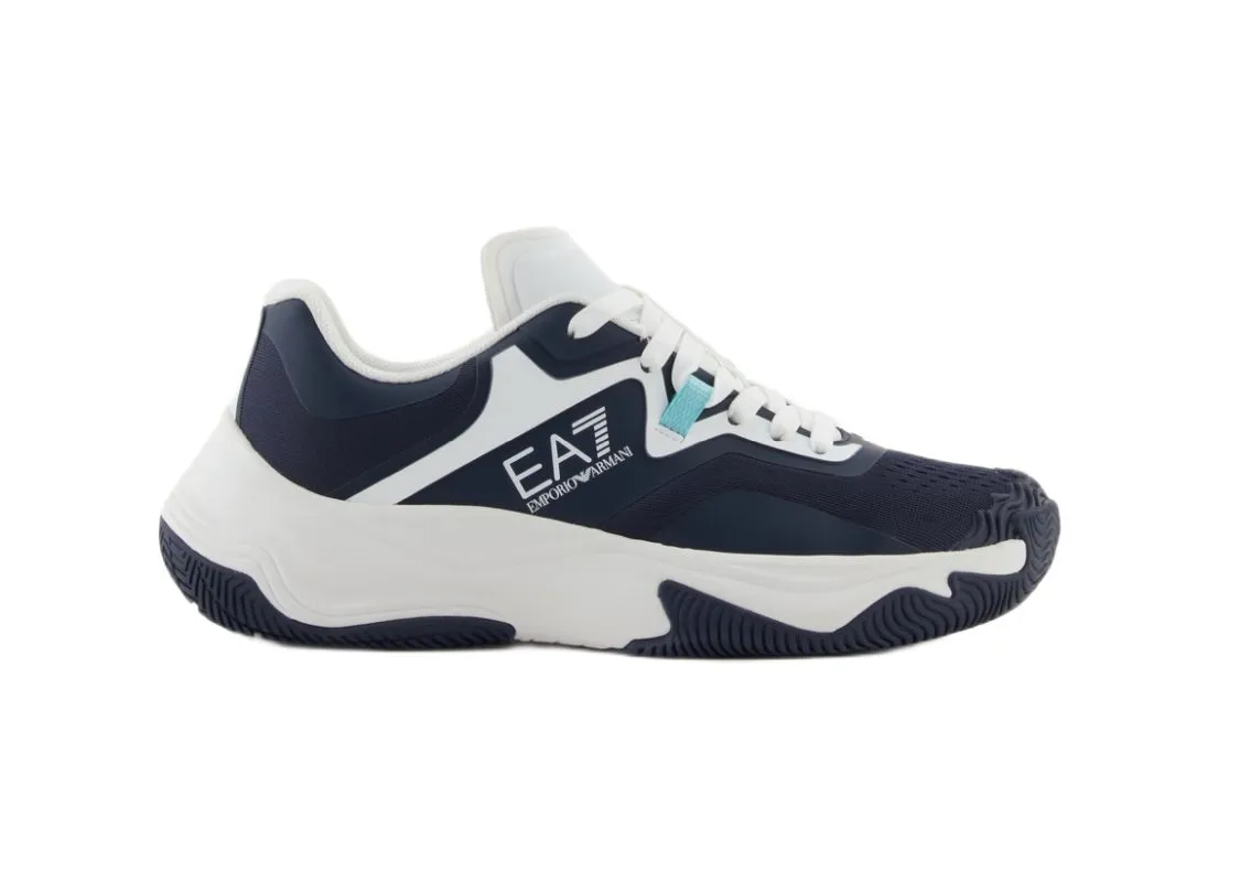 EA7 Unisex Woven Sneaker - sky captain/white/aqua sky