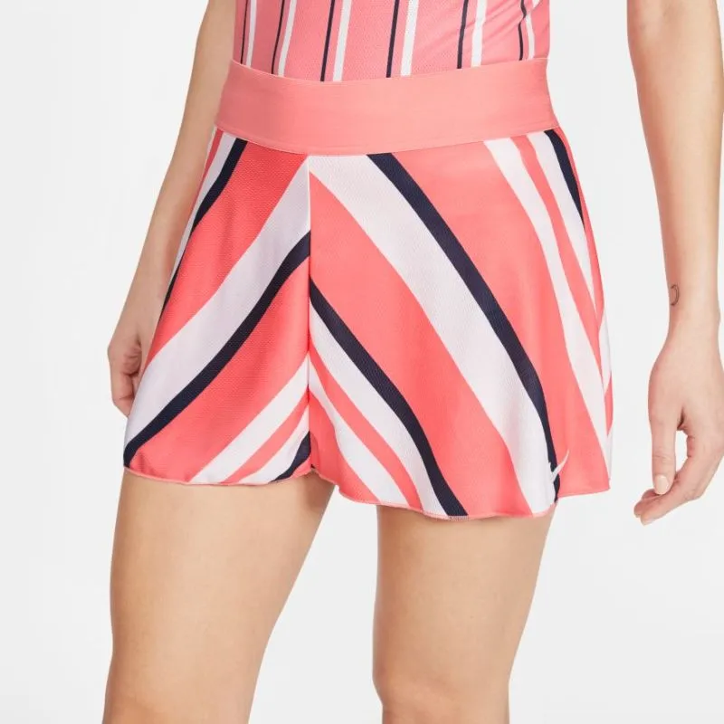 Nike Court Flouncy Printed Skirt - sunblush/white