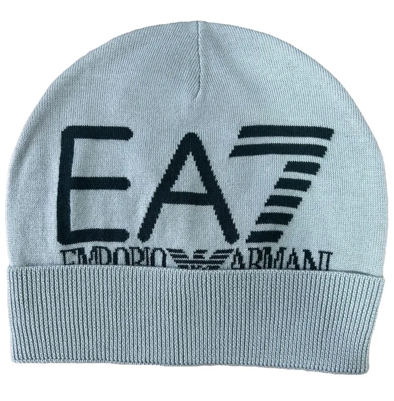 EA7 Unisex Knitted Beanie - blue surf/ponderosa EA7 Unisex Knitted Beanie - blue surf/ponderosa