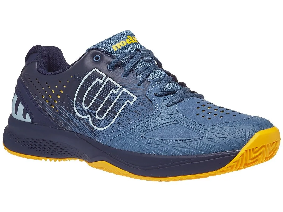 Wilson Kaos Comp 2.0 Clay Court - copen blue/peacoat/gold fusion