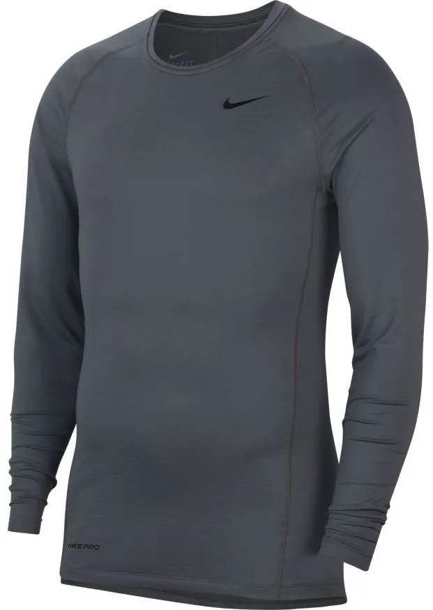 nike-pro-warm-long-sleeve-top-m-grey-1 Nike Pro Warm Long Sleeve Top M - grey