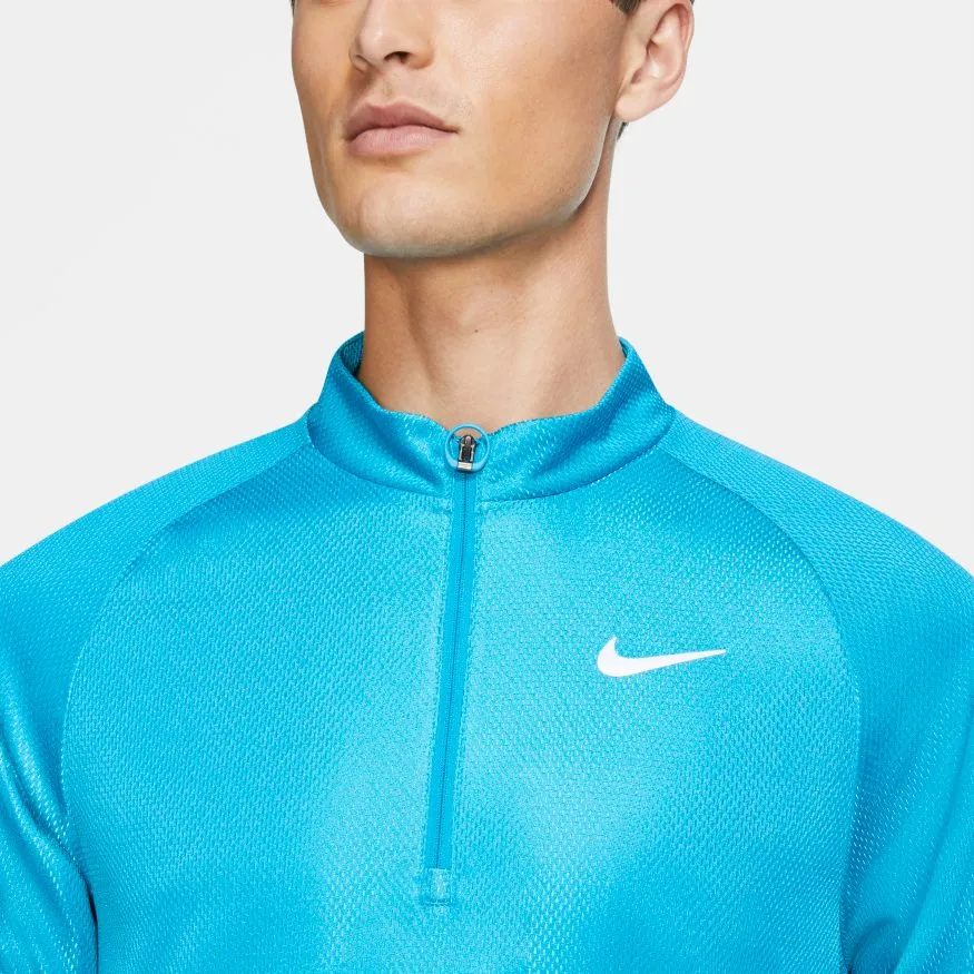 Nike Court Challanger Top LS - neo turq/white