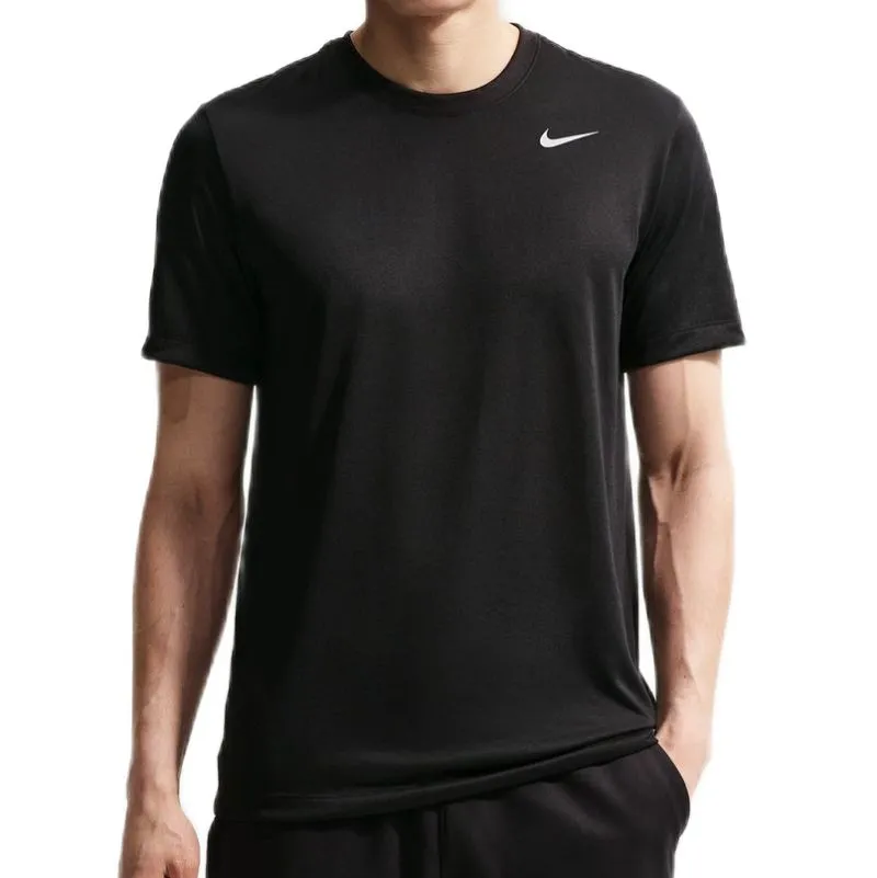 Men's T-shirt Nike Dri-Fit Legend - black/matte silver - Black