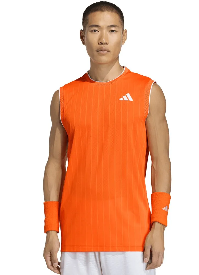 Men's T-shirt Adidas Climacool+ Pro Tank - pure orange - Orange