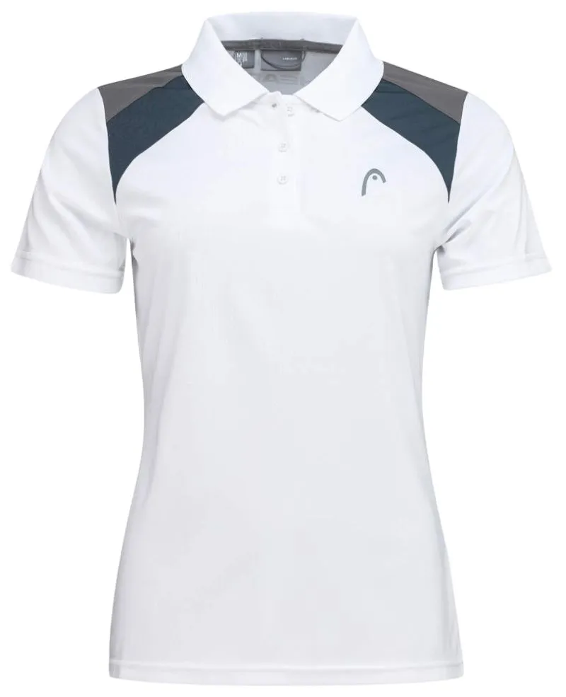 Head Club 22 Tech Polo Shirt - white/navy