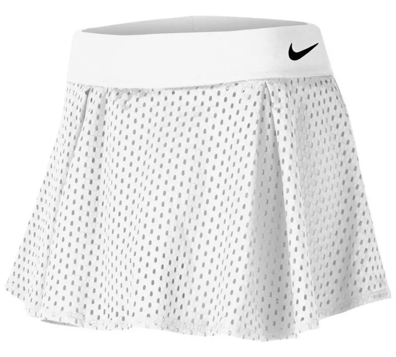 Nike Court Dry Essential Flouncy Skirt - white/black
