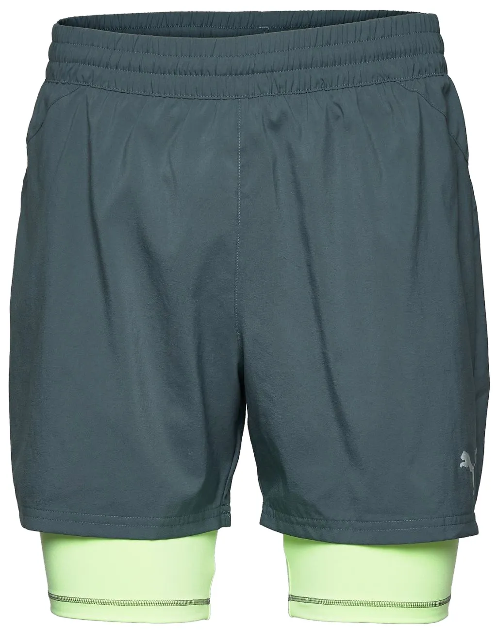 Puma Run 2in1 5" Short M - dark slate/fizzy light