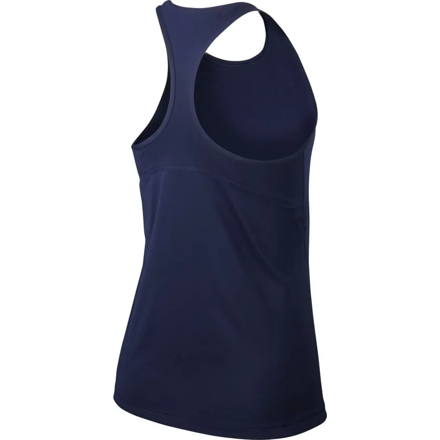 Nike Pro Tank All Over Mesh - blackend blue/white
