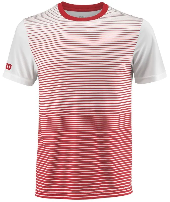 Wilson Team Striped Crew - wilson red/white Wilson Team Striped Crew - wilson red/white