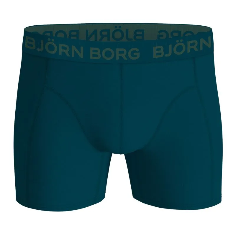 Björn Borg Cotton Stretch 3P - green/blue/red 