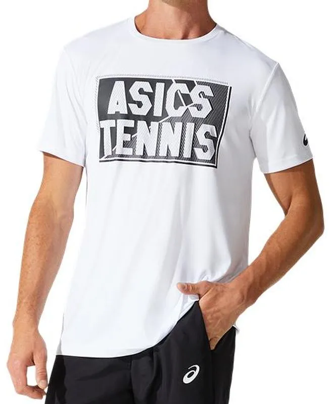 Asics Graphic Tee M - brilliant white Asics Graphic Tee M - brilliant white