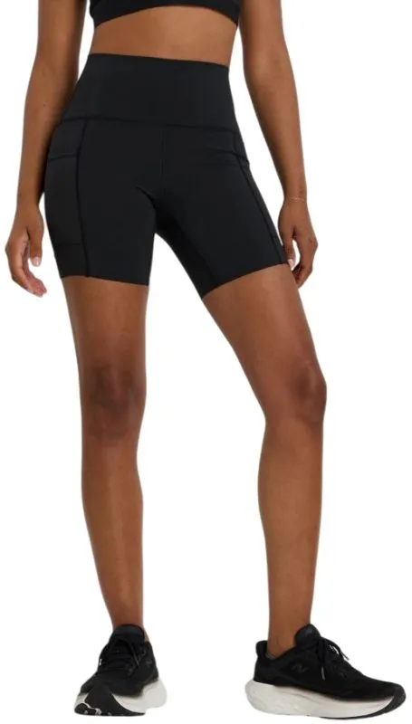 New Balance Sleek Pocket High Rise 6in