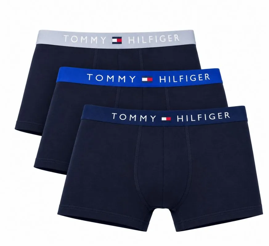 Tommy Hilfiger Boxer Brief 3P - wedge blue/rich navy/sky blue Tommy Hilfiger Boxer Brief 3P - wedge blue/rich navy/sky blue