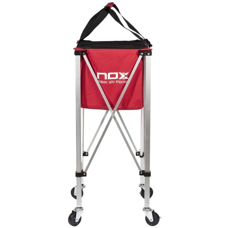 NOX Foldable Basket with Wheels for Balls