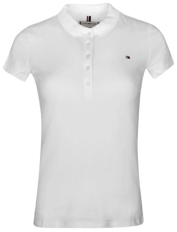 TOMMY-HILFIGER-DAMSKA-KOSZULKA-POLO-HERITAGE-SHORT-SLEEVE-SLIM-POLO-WHITE-1M57636661-100-84426