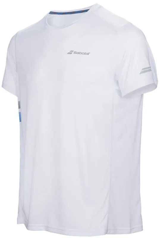 babolat-core-flag-club-tee-boy-white-1 Babolat Core Flag Club Tee Boy - white
