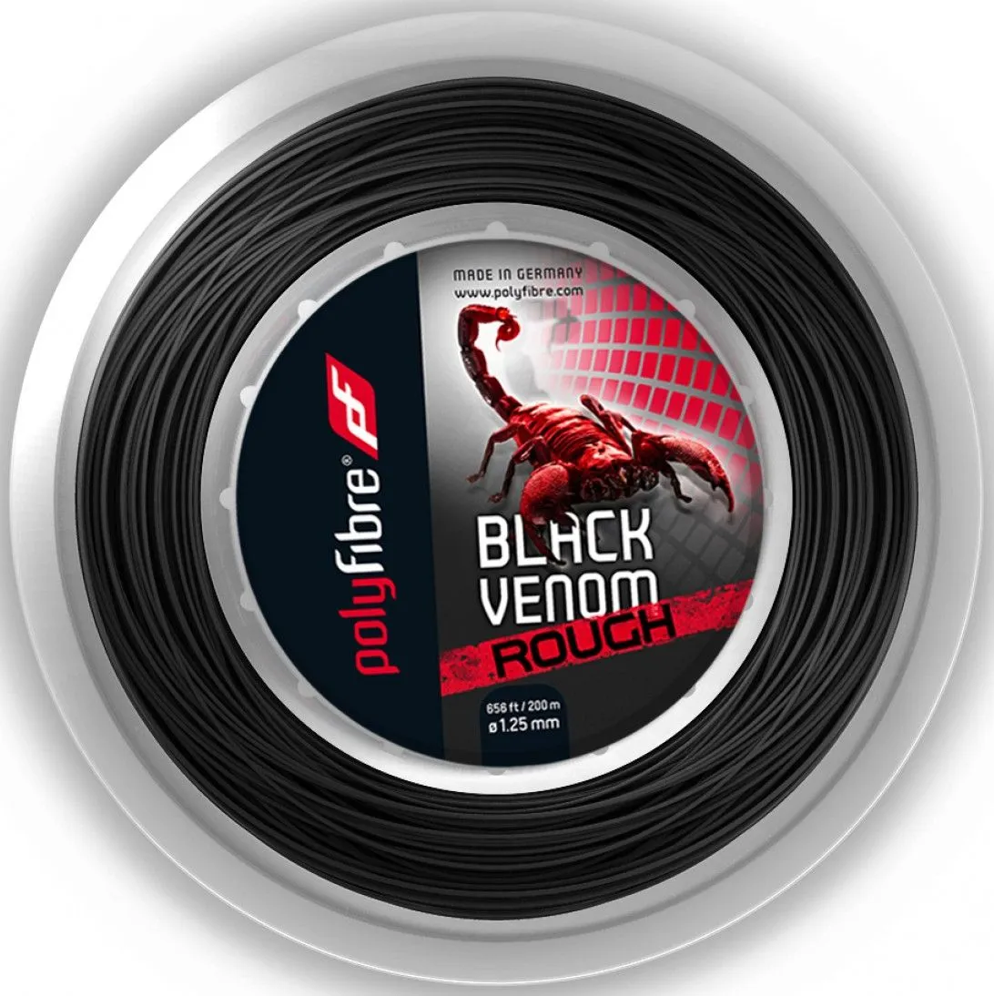 Polyfibre Black Venom Rough (200 m) - black